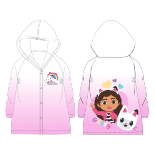 Dívčí pláštěnka Gábinin kouzelný domek 5228029 růžová